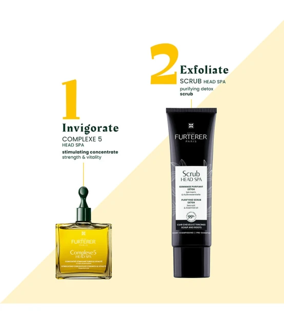 René Furterer Head Spa Complexe 5 Concentré Stimulant Force et Vita...