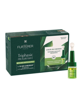 René Furterer Triphasic Progressive Traitement Antichute 8X5ml  | C...