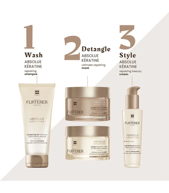 René Furterer Absolue Kératine Shampooing-soin Réparateur 200ml  | ...