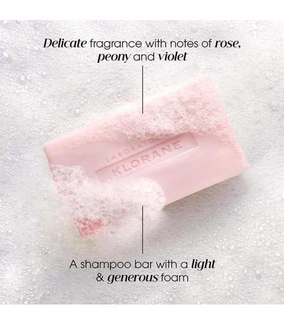 Klorane Shampooing Solide à la Pivoine 80gr  | Celini.be