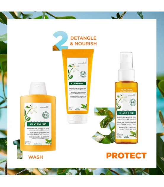 Klorane Après-shampoing au Tamanu Bio et au Monoi 200ml  | Celini.be