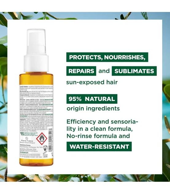 Klorane Huile au Tamanu Bio et au Monoi 100ml  | Celini.be