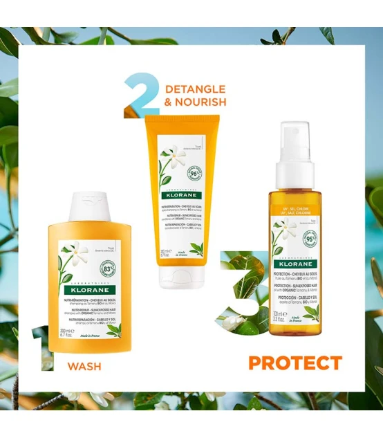 Klorane Huile au Tamanu Bio et au Monoi 100ml  | Celini.be