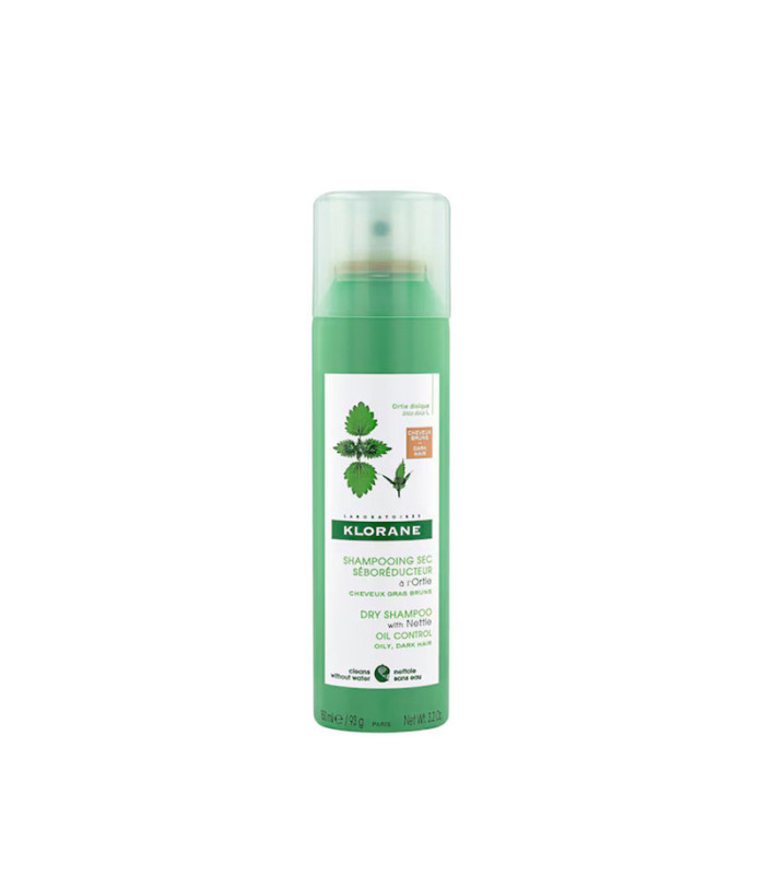 Klorane Droogshampoo Sebumregulerend met Brandnetel - Bruin haar 15...
