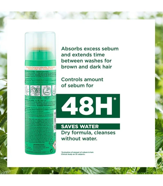 Klorane Droogshampoo Getint Sebumregulerend met Brandnetel 150ml  |...