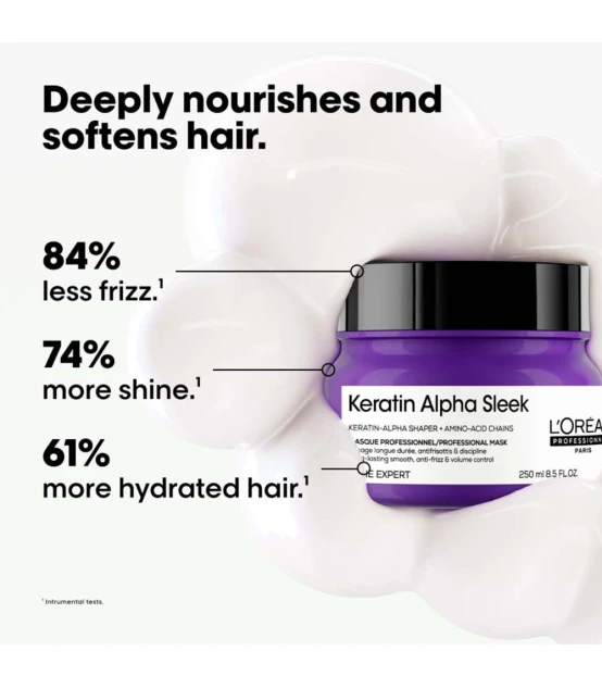 L'Oréal Professionnel Keratin Alpha Sleek Masque 500ml  | Celini.be