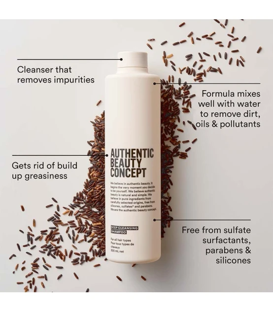 Authentic Beauty Concept Deep Cleansing Shampoo 300ml  | Celini.be