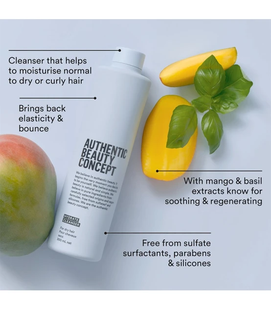 Authentic Beauty Concept Hydrate Cleanser 300ml  | Celini.be