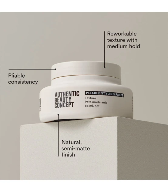 Authentic Beauty Concept Pliable Styling Paste 85ml  | Celini.be