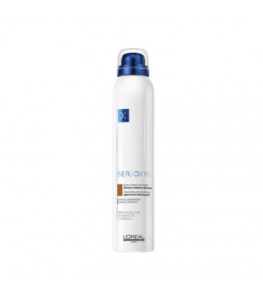 L'Oréal professionnel Serioxyl Spray Chatain 200ml Spray coloré volumisateur et disciplinant pour cheveux clairsemés. - 1
